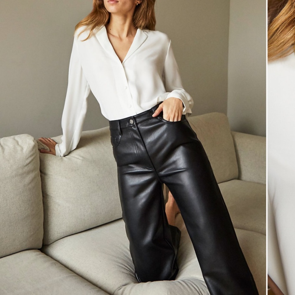 Aritzia Wilfred Tulum Botton Up size S